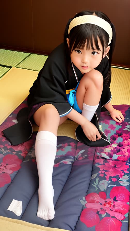  6th grade high socks loincloth, futon, kimono, Ryokan, boy