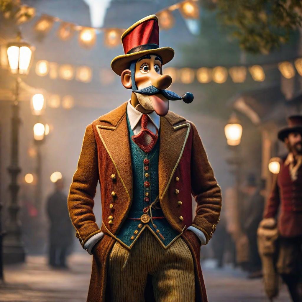  gary gensler with a long nose like pinocchio hyperrealistic, full body, detailed clothing, highly detailed, cinematic lighting, stunningly beautiful, intricate, sharp focus, f/1. 8, 85mm, (centered image composition), (professionally color graded), ((bright soft diffused light)), volumetric fog, trending on instagram, trending on tumblr, HDR 4K, 8K