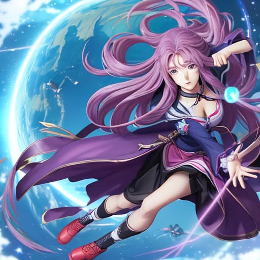  Anime fight to break the sky Medusa picture