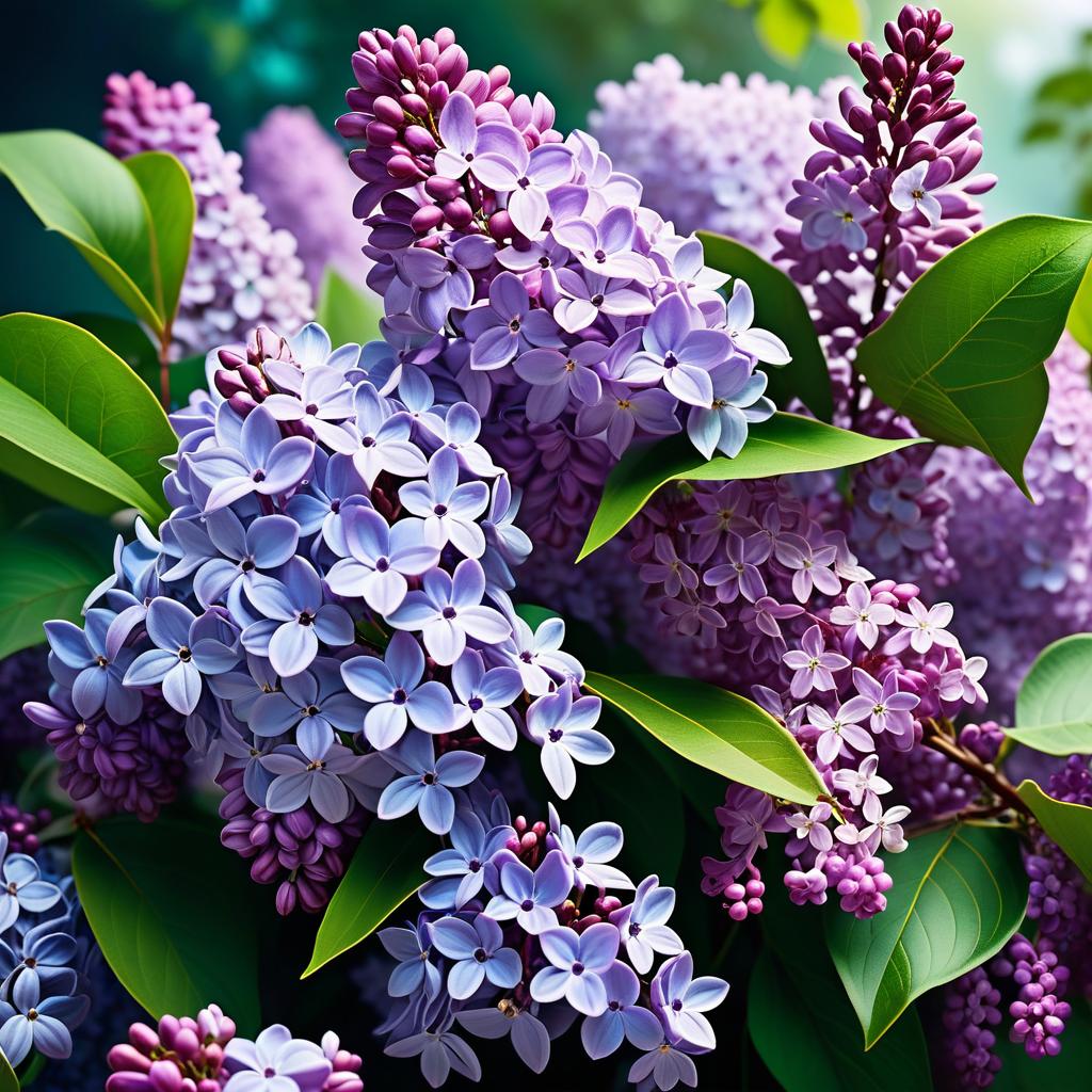  ethereal fantasy concept art of (Lilac) is a genus of shrubs with beautiful flowers and pleasant fragrance. There are many species and varieties of lilacs, differing in colour and shape of flowers. (Greeting card) Postcard design:Background white green gradient decorated with golden curls in fantasy style. In the centre of the card is a bouquet of lilacs with the inscription "For you" . magnificent, celestial, ethereal, painterly, epic, majestic, magical, fantasy art, cover art, dreamy hyperrealistic, full body, detailed clothing, highly detailed, cinematic lighting, stunningly beautiful, intricate, sharp focus, f/1. 8, 85mm, (centered image composition), (professionally color graded), ((bright soft diffused light)), volumetric fog, trending on instagram, trending on tumblr, HDR 4K, 8K