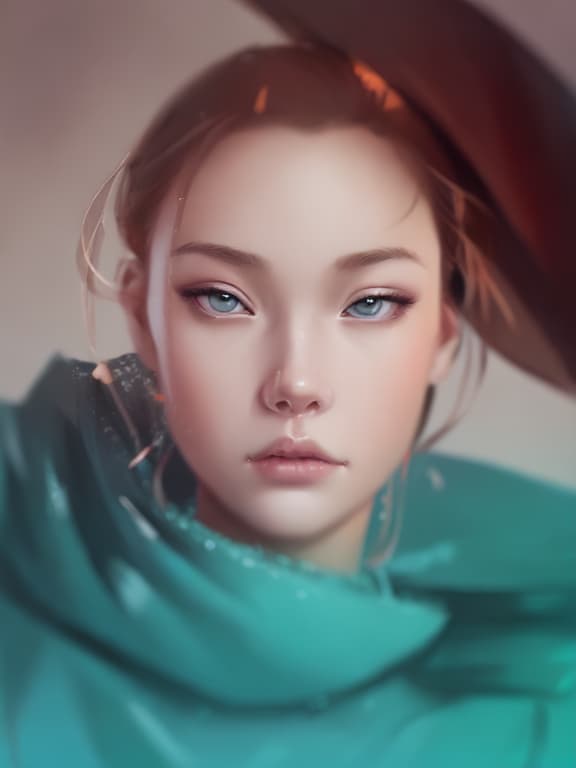 portrait+ style this image but with a Chinese female face