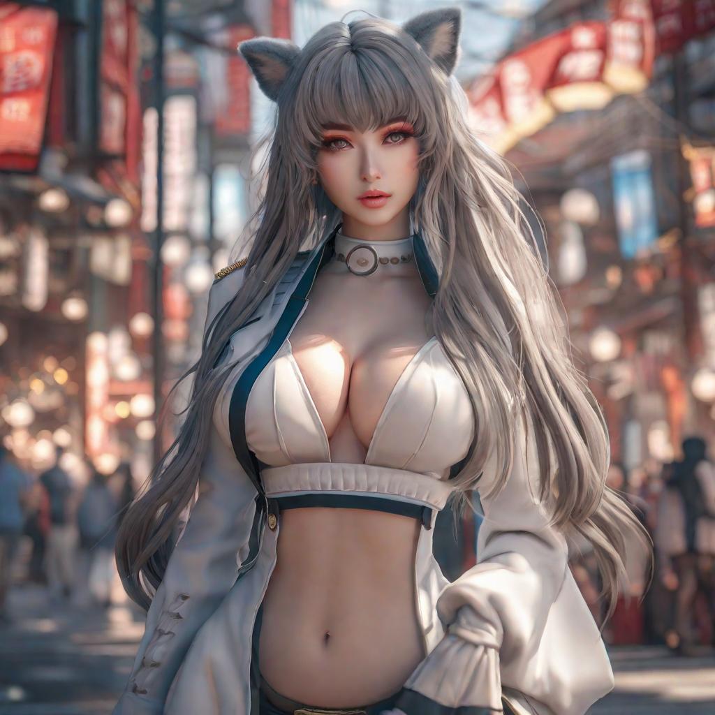  Anime Girl hyperrealistic, full body, detailed clothing, highly detailed, cinematic lighting, stunningly beautiful, intricate, sharp focus, f/1. 8, 85mm, (centered image composition), (professionally color graded), ((bright soft diffused light)), volumetric fog, trending on instagram, trending on tumblr, HDR 4K, 8K