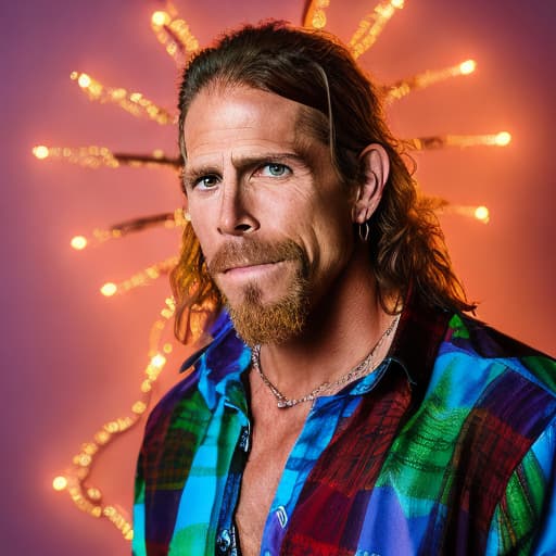 portrait+ style Shawn Michaels queer face