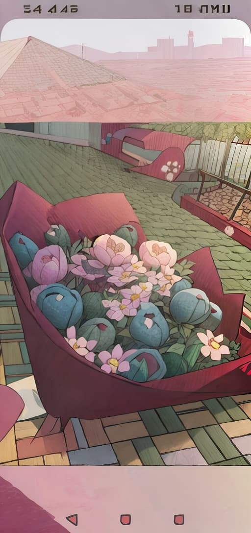  Flowers, (anime:1.15), HQ, Hightly detailed, 4k