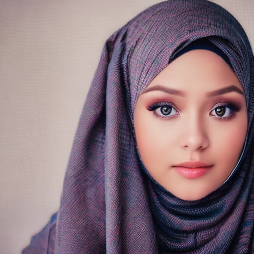 portrait+ style Kondisi cantik memakai jilbab dengan berbagai macam warna dan gaya