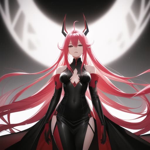  Zero Two possesses a striking and unconventional appearance, characterized by her long, pink hair, bright red small horns protruding from her head, and sharp teeth reminiscent of a klaxosaur. Her eyes are a vivid red, often reflecting her intense emotions, and she exudes an aura of mystery and allure that draws others to her. hyperrealistic, full body, detailed clothing, highly detailed, cinematic lighting, stunningly beautiful, intricate, sharp focus, f/1. 8, 85mm, (centered image composition), (professionally color graded), ((bright soft diffused light)), volumetric fog, trending on instagram, trending on tumblr, HDR 4K, 8K