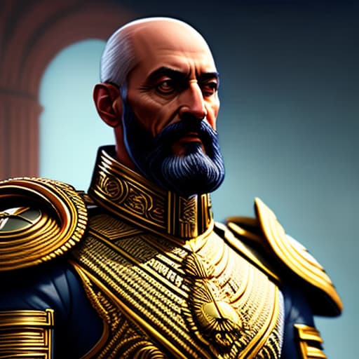  great emperor hyperrealistic, full body, detailed clothing, highly detailed, cinematic lighting, stunningly beautiful, intricate, sharp focus, f/1. 8, 85mm, (centered image composition), (professionally color graded), ((bright soft diffused light)), volumetric fog, trending on instagram, trending on tumblr, HDR 4K, 8K