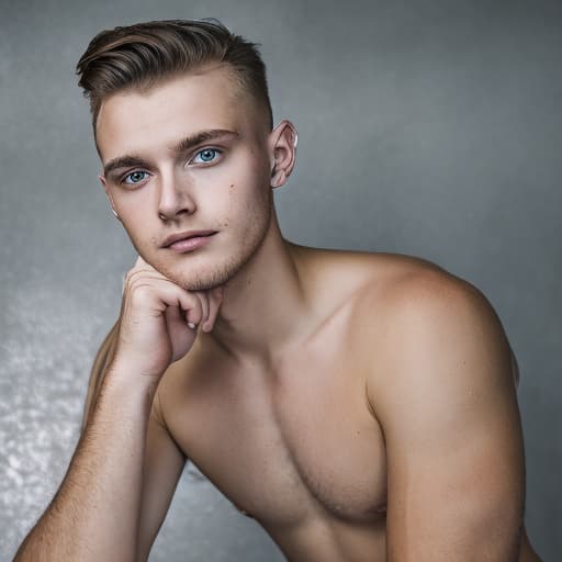 portrait+ style czech homosexual queer twink blonde very cute dude face