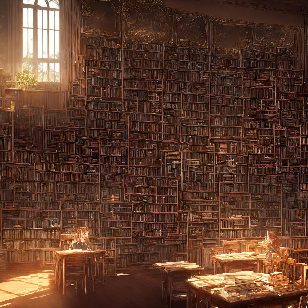  ((masterpiece)),(((best quality))), 8k, high detailed, ultra-detailed. A girl sitting in a classroom. A girl, (dark brown curly hair), wearing glasses, ((reading a book))), sitting at a wooden desk, surrounded by ((stacks of books))), (sunlight streaming through the window), illuminating the room with a warm glow, a ((chalkboard)) displaying complex mathematical equations in the background hyperrealistic, full body, detailed clothing, highly detailed, cinematic lighting, stunningly beautiful, intricate, sharp focus, f/1. 8, 85mm, (centered image composition), (professionally color graded), ((bright soft diffused light)), volumetric fog, trending on instagram, trending on tumblr, HDR 4K, 8K