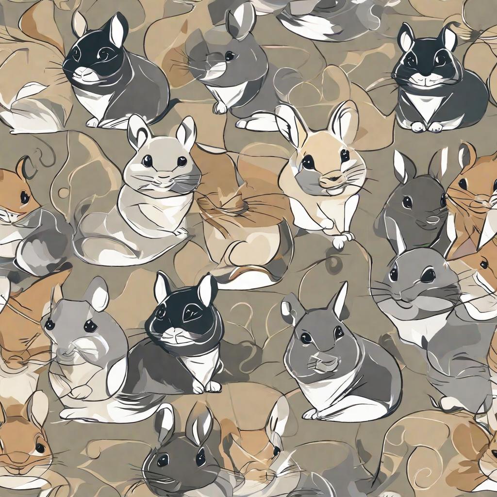  masterpiece, best quality,Draw a chinchilla