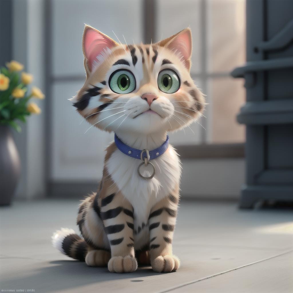  @PB_ImgGenBot Cat hyperrealistic, full body, detailed clothing, highly detailed, cinematic lighting, stunningly beautiful, intricate, sharp focus, f/1. 8, 85mm, (centered image composition), (professionally color graded), ((bright soft diffused light)), volumetric fog, trending on instagram, trending on tumblr, HDR 4K, 8K