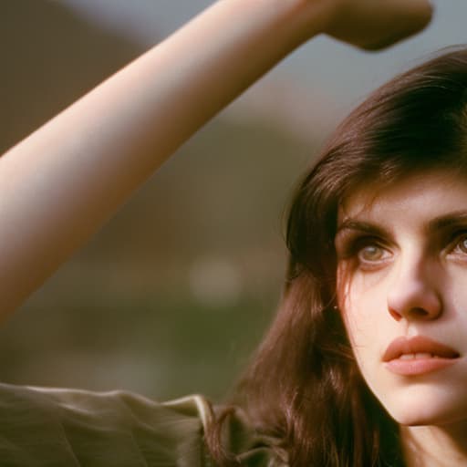 analog style Alexandra daddario