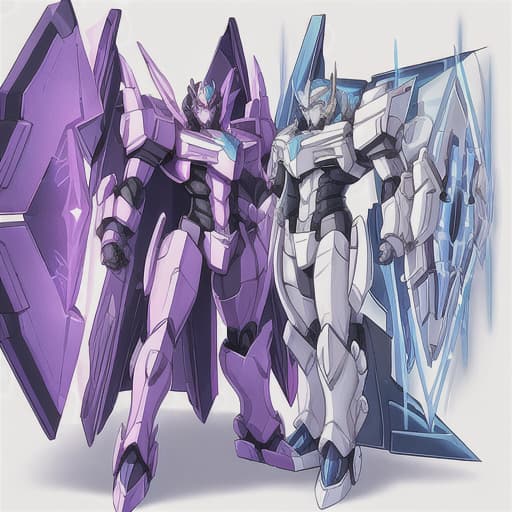  A Cybertronian with a White Knight theme