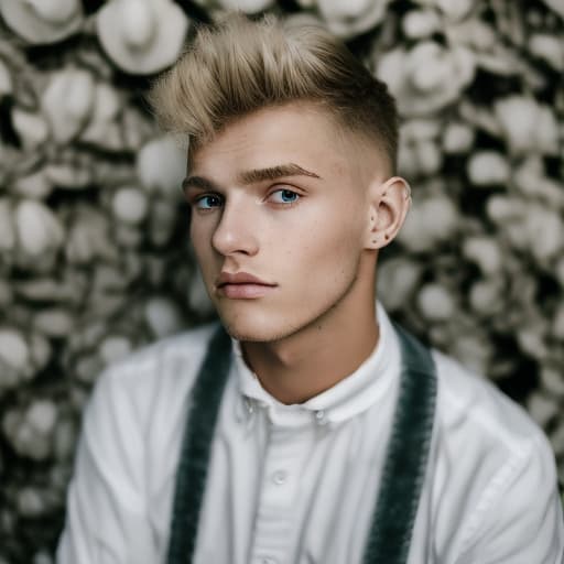 portrait+ style czech homosexual queer twink blonde very cute dude face