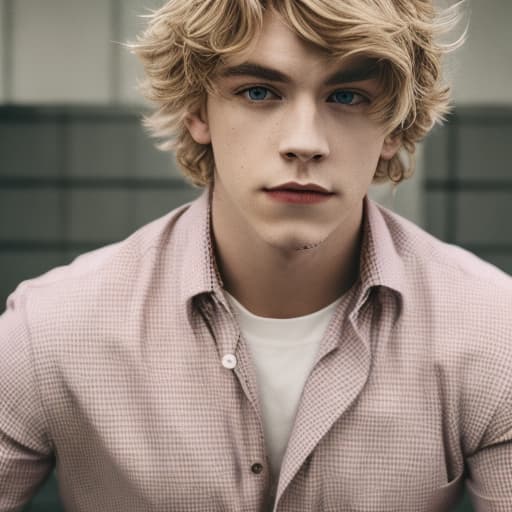 portrait+ style Ross Lynch queer face