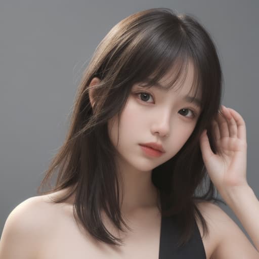  girl, best quality, solo, headshot, simple background