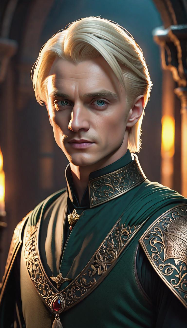  gothic style depiction of Draco Malfoy from Harry Potter but make him have no clothes . dark, mysterious, haunting, dramatic, ornate, detailed, hyperrealistic, full body, detailed clothing, highly detailed, cinematic lighting, stunningly beautiful, intricate, sharp focus, f/1. 8, 85mm, (centered image composition), (professionally color graded), ((bright soft diffused light)), volumetric fog, trending on instagram, trending on tumblr, HDR 4K, 8K