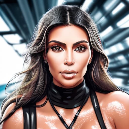 portrait+ style kim kardashian queer face