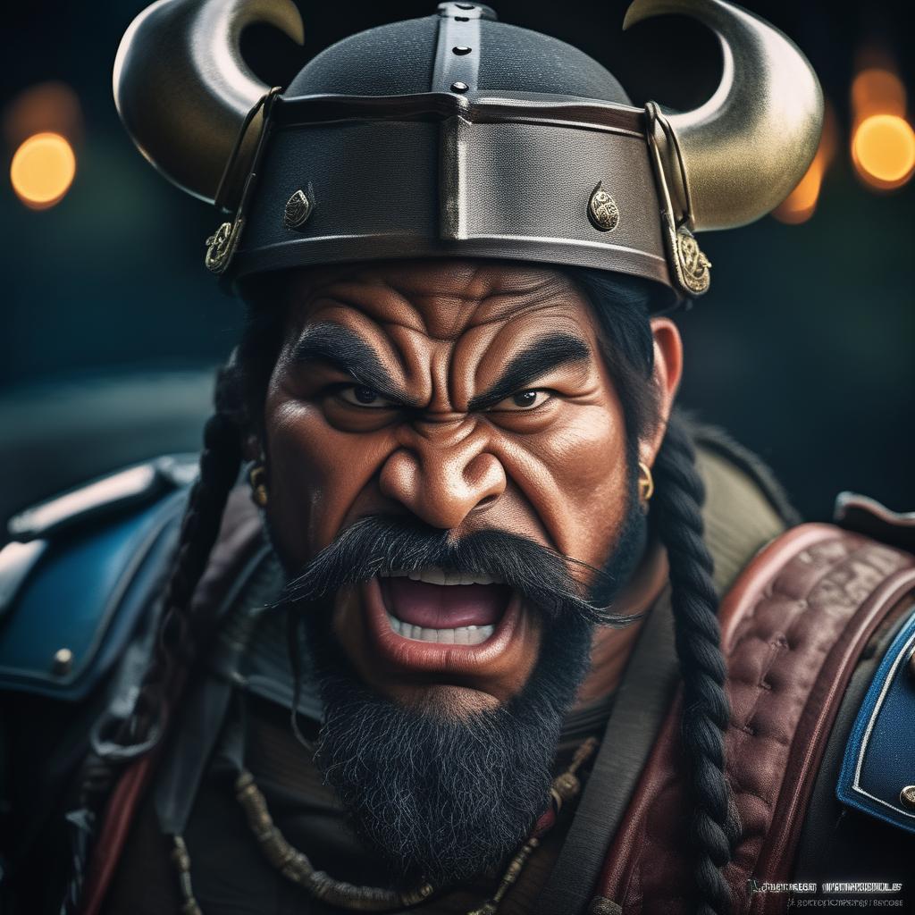  "Angry grumbler" hyperrealistic, full body, detailed clothing, highly detailed, cinematic lighting, stunningly beautiful, intricate, sharp focus, f/1. 8, 85mm, (centered image composition), (professionally color graded), ((bright soft diffused light)), volumetric fog, trending on instagram, trending on tumblr, HDR 4K, 8K
