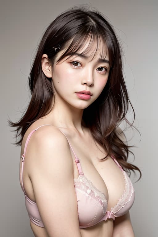  Pink bra, (Masterpiece, BestQuality:1.3), (ultra detailed:1.2), (hyperrealistic:1.3), (RAW photo:1.2),High detail RAW color photo, professional photograph, (Photorealistic:1.4), (realistic:1.4), ,professional lighting, (japanese), beautiful face, (realistic face)