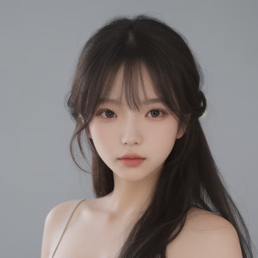  girl, best quality, solo, headshot, simple background