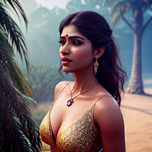  Indian girl hyperrealistic, full body, detailed clothing, highly detailed, cinematic lighting, stunningly beautiful, intricate, sharp focus, f/1. 8, 85mm, (centered image composition), (professionally color graded), ((bright soft diffused light)), volumetric fog, trending on instagram, trending on tumblr, HDR 4K, 8K