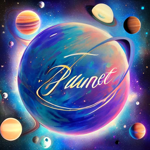  planet calligraphy