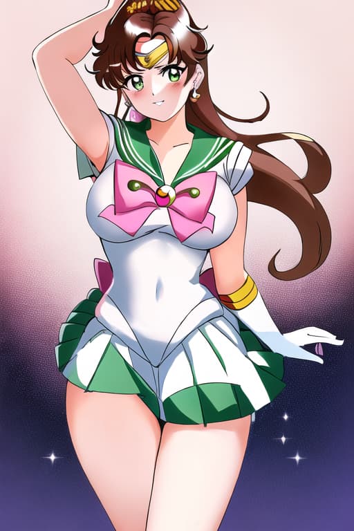  school women,(sailor jupiter:1.3), (masterpiece), (highest quality), (intricate), (high detail),women, masterpiece, best quality, high quality, solo