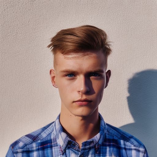 portrait+ style czech homosexual queer twink blonde very cute dude face