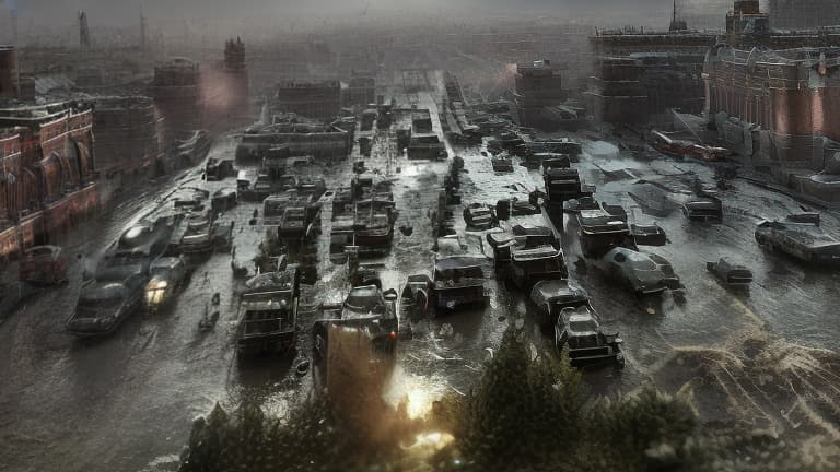 redshift style Moscow crash hell horror war