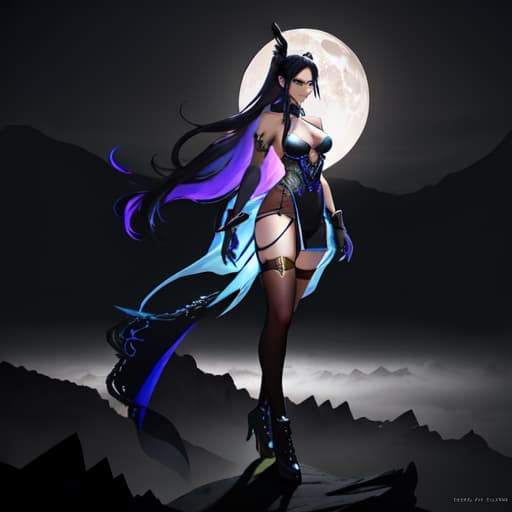  Create a digital artwork depicting Jinx from the series Arcane standing on the moon, with a detailed and atmospheric lunar landscape in the background. Ensure that the artwork captures her character and essence, emphasizing her personality and the moon's unique setting. hyperrealistic, full body, detailed clothing, highly detailed, cinematic lighting, stunningly beautiful, intricate, sharp focus, f/1. 8, 85mm, (centered image composition), (professionally color graded), ((bright soft diffused light)), volumetric fog, trending on instagram, trending on tumblr, HDR 4K, 8K