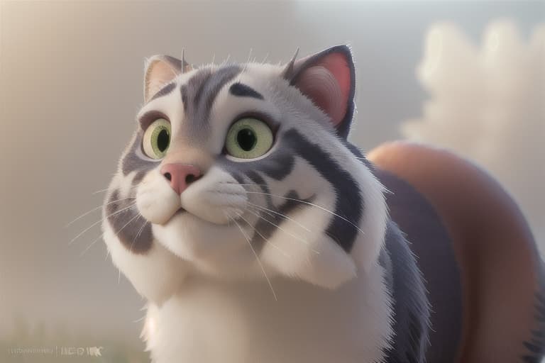  a cartoon animal hyperrealistic, full body, detailed clothing, highly detailed, cinematic lighting, stunningly beautiful, intricate, sharp focus, f/1. 8, 85mm, (centered image composition), (professionally color graded), ((bright soft diffused light)), volumetric fog, trending on instagram, trending on tumblr, HDR 4K, 8K