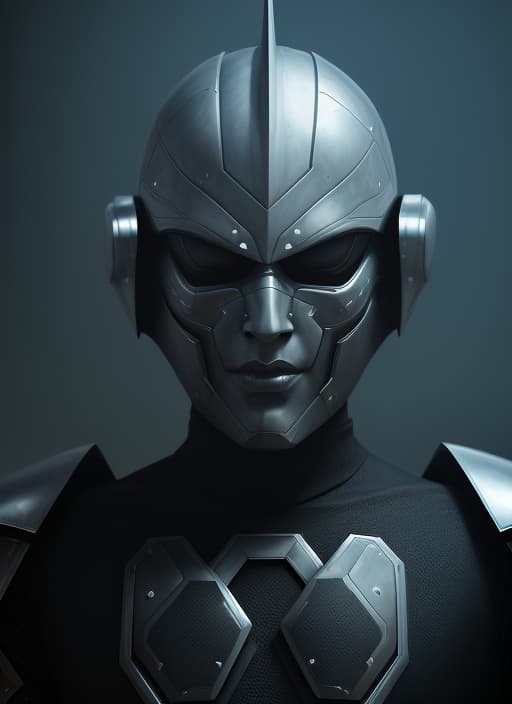  villain wearing futuristic armor