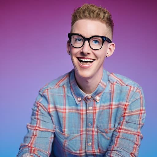 portrait+ style tyler oakley homosexual queer face