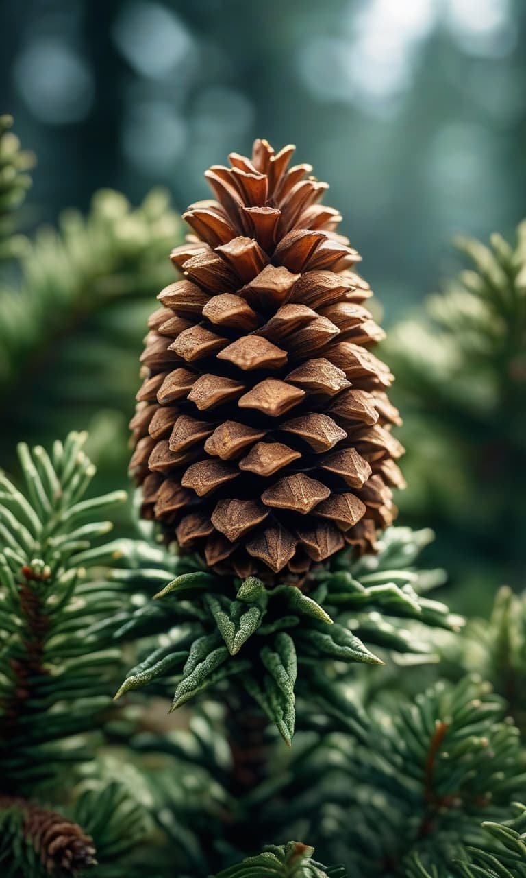  Young conifer cone green hyperrealistic, full body, detailed clothing, highly detailed, cinematic lighting, stunningly beautiful, intricate, sharp focus, f/1. 8, 85mm, (centered image composition), (professionally color graded), ((bright soft diffused light)), volumetric fog, trending on instagram, trending on tumblr, HDR 4K, 8K