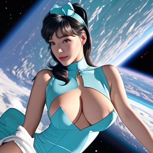  Tiffany’s boobies in space