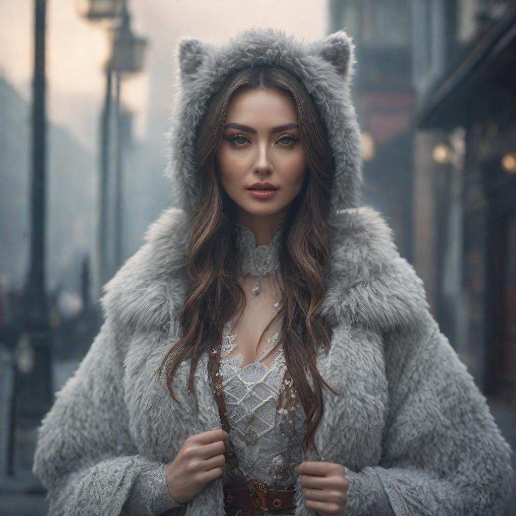  человек, cute, hyper detail, full HD hyperrealistic, full body, detailed clothing, highly detailed, cinematic lighting, stunningly beautiful, intricate, sharp focus, f/1. 8, 85mm, (centered image composition), (professionally color graded), ((bright soft diffused light)), volumetric fog, trending on instagram, trending on tumblr, HDR 4K, 8K