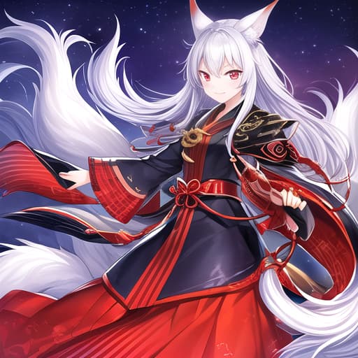  Suitable background for the Avatar: Kitsune Rida. At night