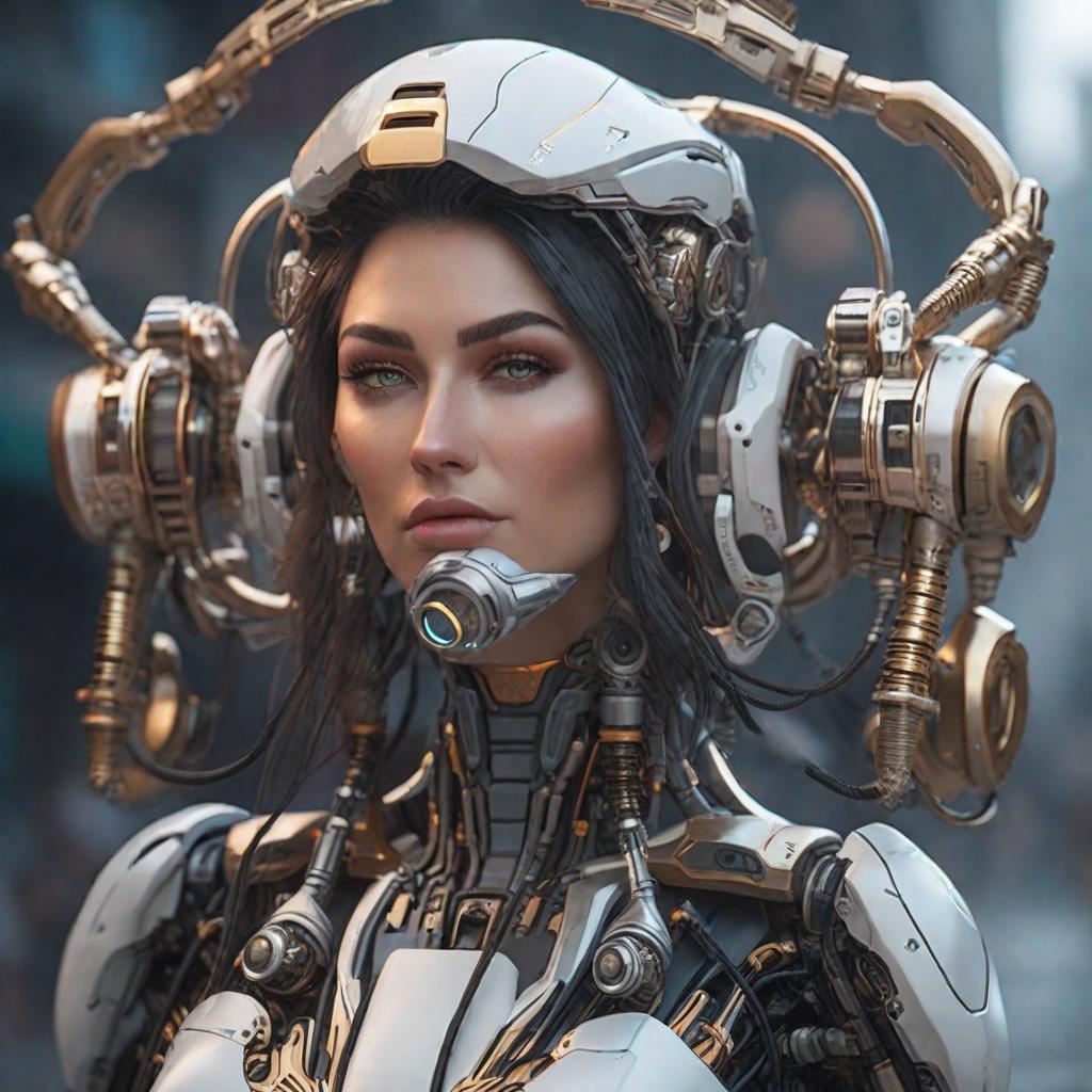  cute little robot, portrait, cyberpunk, hyper detailed, digital art, trending in artstation, cinematic lighting, studio quality, smooth render, unreal engine 5 rendered, octane rendered, art style by klimt and nixeu and ian sprigger and wlop and krenz cushart hyperrealistic, full body, detailed clothing, highly detailed, cinematic lighting, stunningly beautiful, intricate, sharp focus, f/1. 8, 85mm, (centered image composition), (professionally color graded), ((bright soft diffused light)), volumetric fog, trending on instagram, trending on tumblr, HDR 4K, 8K