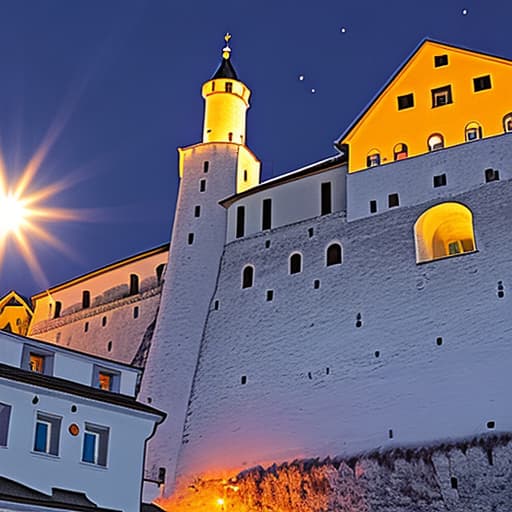  Kufstein Vollmond blau