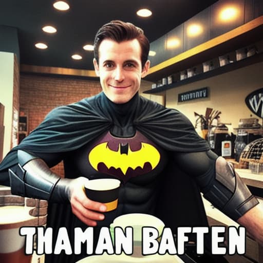  batman as barista