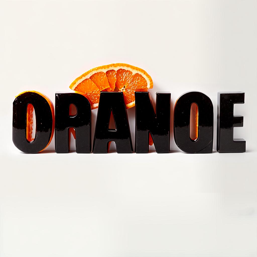  type in the form of orange slices, best quality, masterpiece