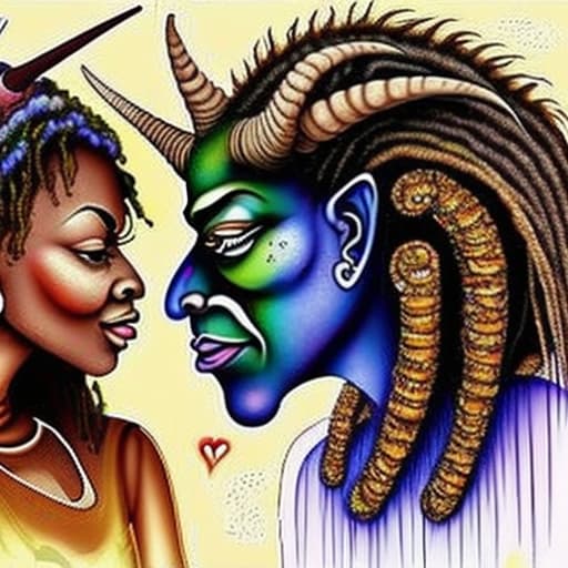 Taurus Man, Capricorn Woman Expressing there intensive love to one another.