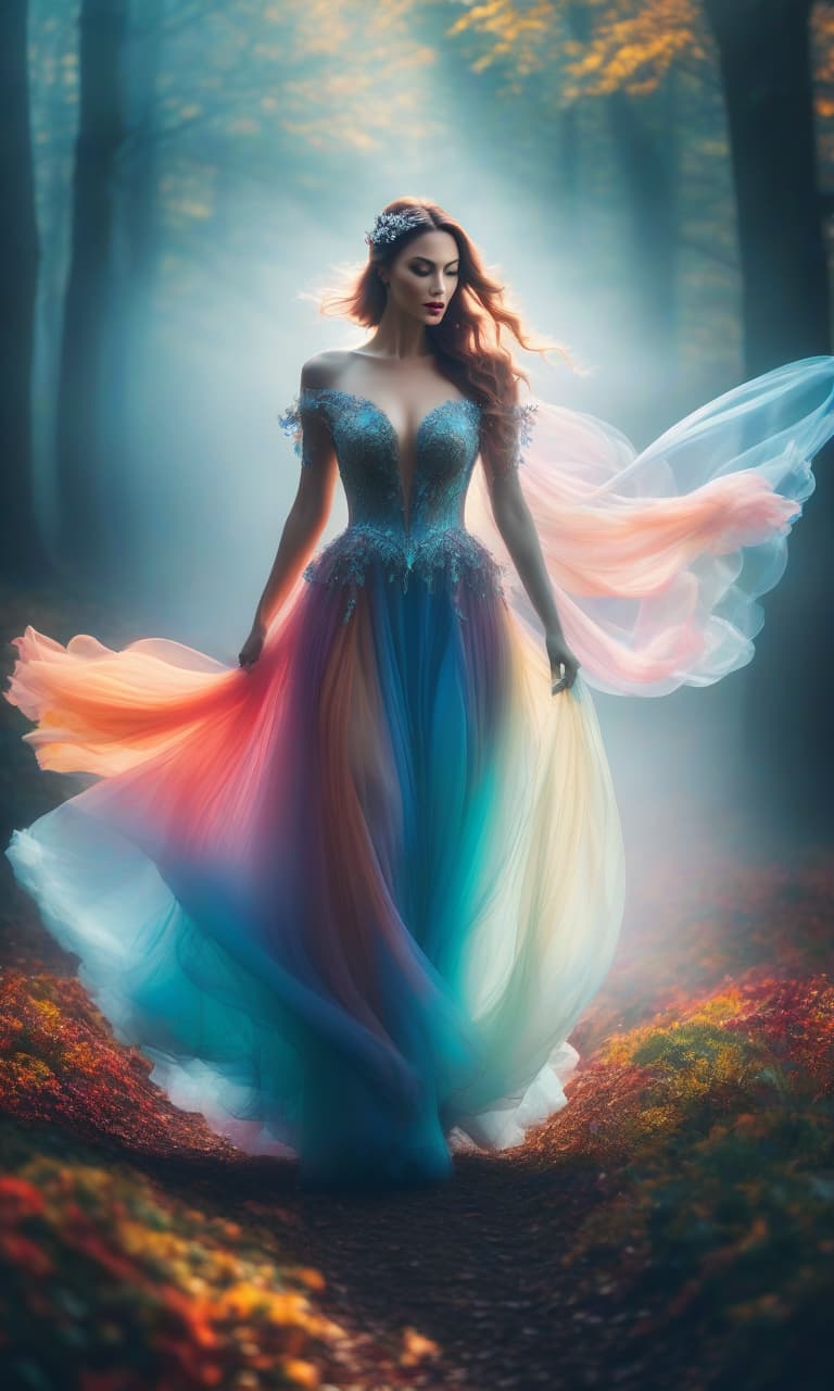  Marvelous abstract fairy tale image of the world, bright colors mixed with reality and world. Colorful haze hyperrealistic, full body, detailed clothing, highly detailed, cinematic lighting, stunningly beautiful, intricate, sharp focus, f/1. 8, 85mm, (centered image composition), (professionally color graded), ((bright soft diffused light)), volumetric fog, trending on instagram, trending on tumblr, HDR 4K, 8K