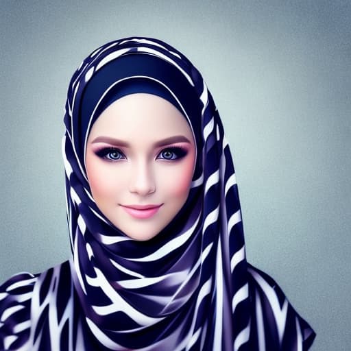 portrait+ style Kondisi cantik memakai jilbab dengan berbagai macam warna dan gaya