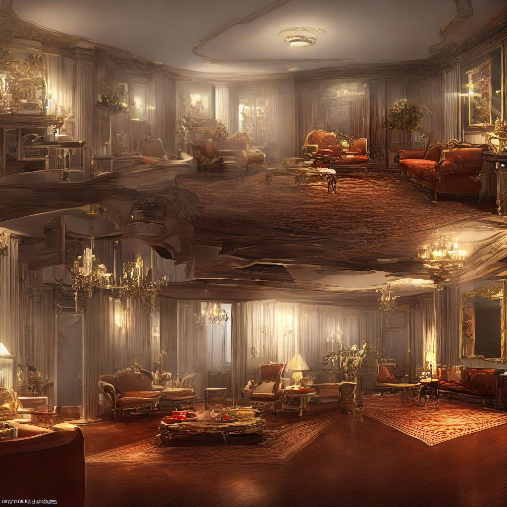  A masterpiece of a living room with the best quality, 8k resolution, and high detailed, ultra-detailed elements. The main subject of the scene is a living room. The main elements of the scene include a leather sofa, a marble coffee table, a metal side cabinet, a polka dot rug, a hanging pendant light, a wooden decorative cabinet, a decorative mirror, a suspended ceiling, plaster lines, and a combination of hanging paintings. The scene is complemented by wooden floors, creating a warm and inviting atmosphere. hyperrealistic, full body, detailed clothing, highly detailed, cinematic lighting, stunningly beautiful, intricate, sharp focus, f/1. 8, 85mm, (centered image composition), (professionally color graded), ((bright soft diffused light)), volumetric fog, trending on instagram, trending on tumblr, HDR 4K, 8K