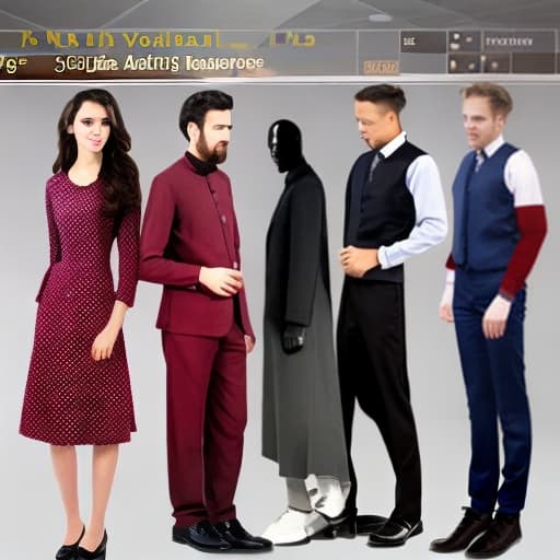  Provide men, women and youths with Christian moderate dressing.