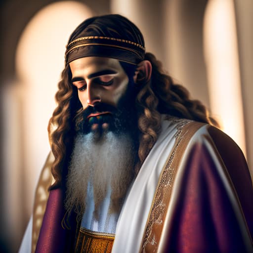 estilovintedois Hebrew yeshua the christ hyperrealistic, full body, detailed clothing, highly detailed, cinematic lighting, stunningly beautiful, intricate, sharp focus, f/1. 8, 85mm, (centered image composition), (p