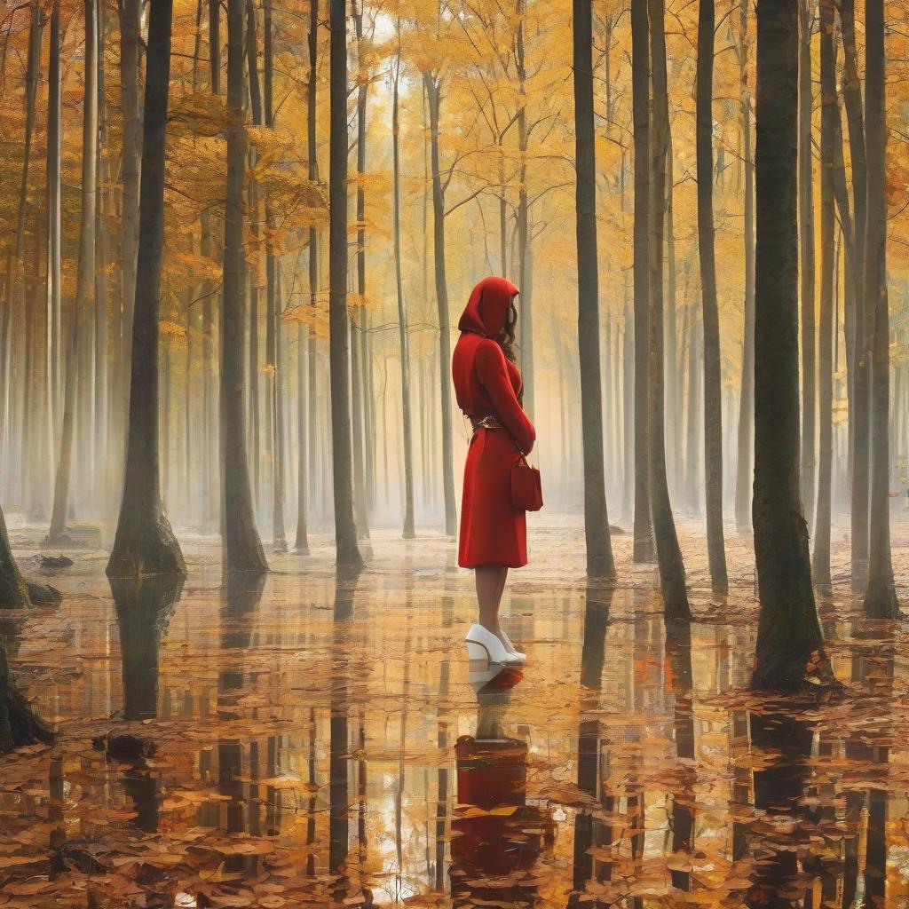  Digital art, wide shot of a "Never gonna give you up, never gonna let you down.", Minimalist Deciduous Forest in background, shallow depth of field, Joyful, Crystal Cubism, Reflected light, Mono Color, by Johannes Vermeer, sublime, cute, beautiful elegant, magnificent, vivid colors, theatrical hyperrealistic, full body, detailed clothing, highly detailed, cinematic lighting, stunningly beautiful, intricate, sharp focus, f/1. 8, 85mm, (centered image composition), (professionally color graded), ((bright soft diffused light)), volumetric fog, trending on instagram, trending on tumblr, HDR 4K, 8K