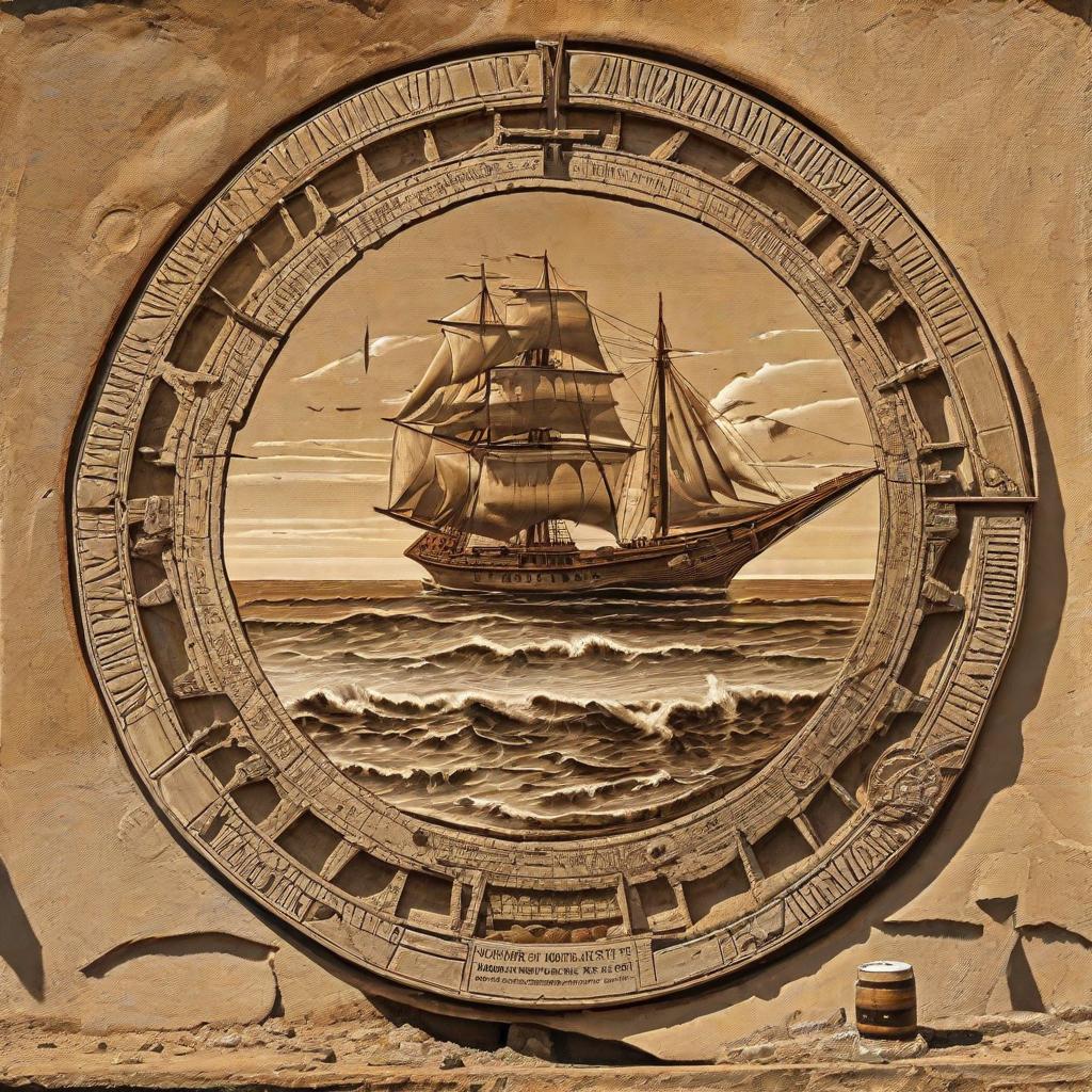  masterpiece, best quality,Beach, sundial, ship wreck, 26.09.24, sun,beer greece, ,